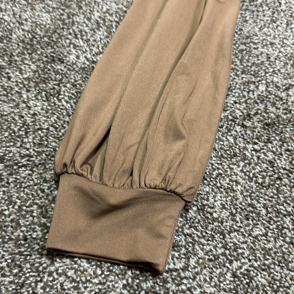 Princess Polly Womens Jude Long Sleeve Zipper Brown One Piece Bodysuits Size 0 - Picture 5 of 7